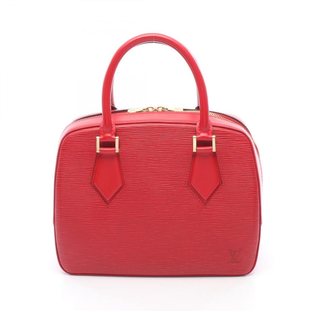 Louis Vuitton Sablon Epi Castilian Red Handbag Leather